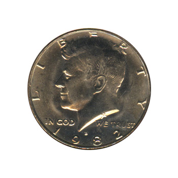 Kennedy Half Dollar 1982-D BU